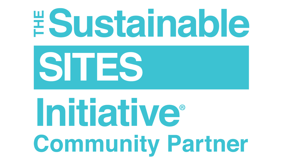A logo that says Sustainable SItes Initiative Community Partner